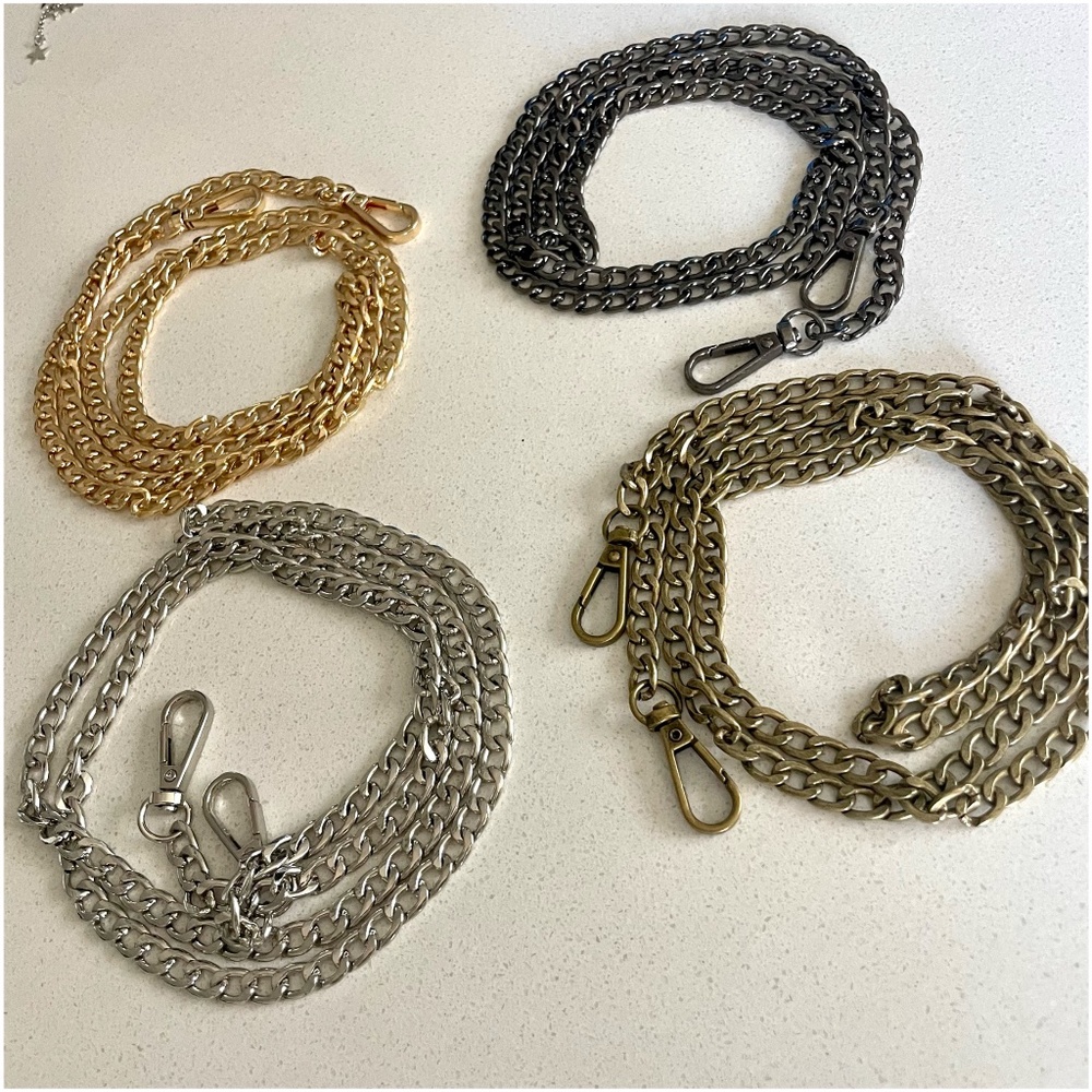 Premium Stainless Steel Replacement Chain for Crossbody Shoulder bags / wallets - Picture 4 of 7